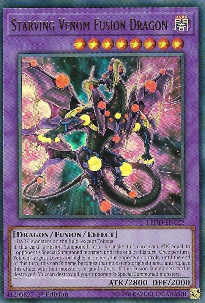Image for Starving Venom Fusion Dragon (Legendary Dragon Decks) (LEDD-ENC25) - YuGiOh