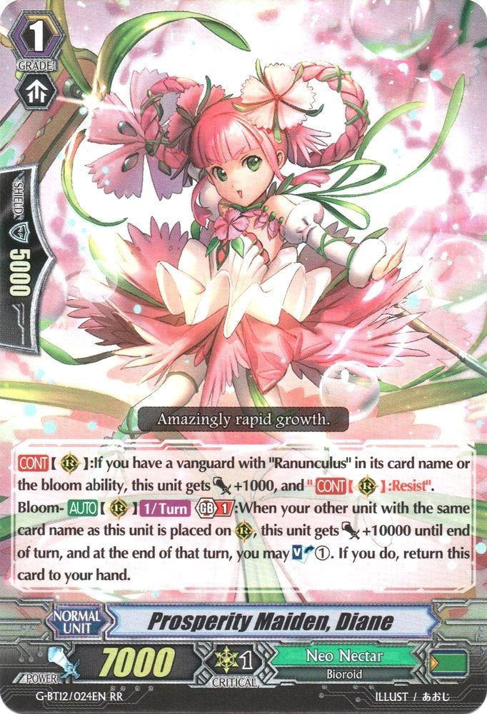 Image for Prosperity Maiden, Diane (G-BT12: Dragon King's Awakening) (G-BT12/024EN) - Cardfight Vanguard