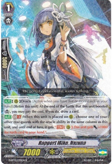 Image for Rapport Miko, Nazuna (G-BT12: Dragon King's Awakening) (G-BT12/028EN) - Cardfight Vanguard