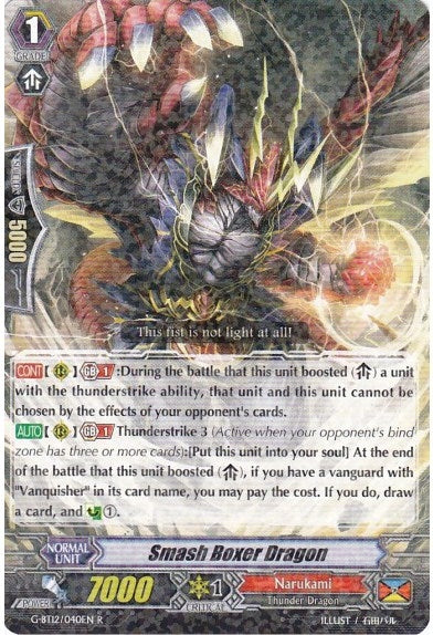Image for Smash Boxer Dragon (G-BT12: Dragon King's Awakening) (G-BT12/040EN) - Cardfight Vanguard