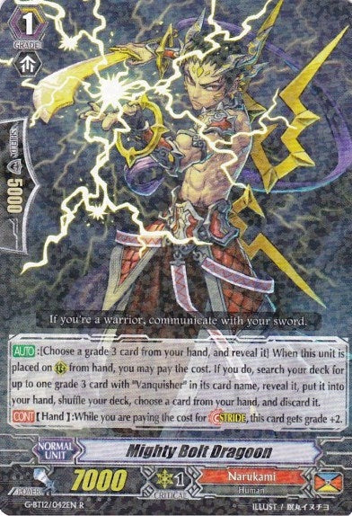 Image for Mighty Bolt Dragoon (G-BT12: Dragon King's Awakening) (G-BT12/042EN) - Cardfight Vanguard