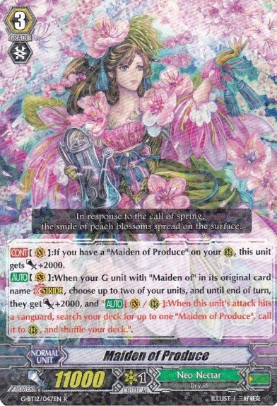 Image for Maiden of Produce (G-BT12: Dragon King's Awakening) (G-BT12/047EN) - Cardfight Vanguard