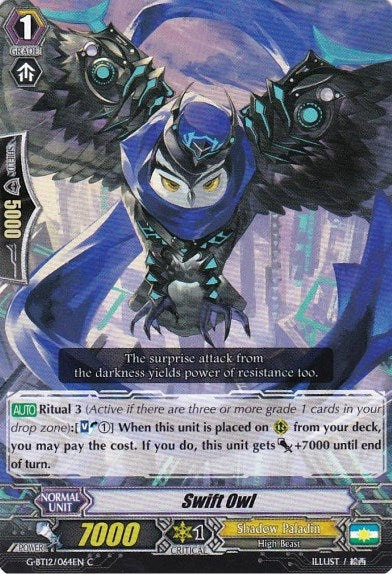 Image for Swift Owl (G-BT12: Dragon King's Awakening) (G-BT12/064EN) - Cardfight Vanguard