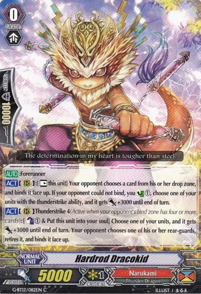 Image for Hardrod Dracokid (G-BT12: Dragon King's Awakening) (G-BT12/082EN) - Cardfight Vanguard