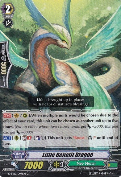 Image for Little Benefit Dragon (G-BT12: Dragon King's Awakening) (G-BT12/097EN) - Cardfight Vanguard