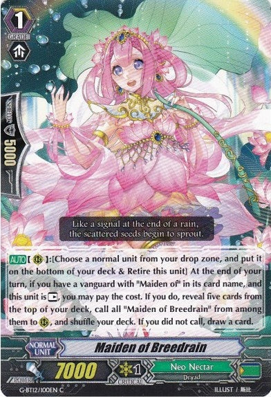 Image for Maiden of Breedrain (G-BT12: Dragon King's Awakening) (G-BT12/100EN) - Cardfight Vanguard