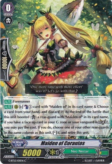 Image for Maiden of Corantos (G-BT12: Dragon King's Awakening) (G-BT12/101EN) - Cardfight Vanguard