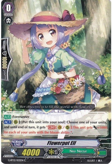 Image for Flowerpot Elf (G-BT12: Dragon King's Awakening) (G-BT12/102EN) - Cardfight Vanguard