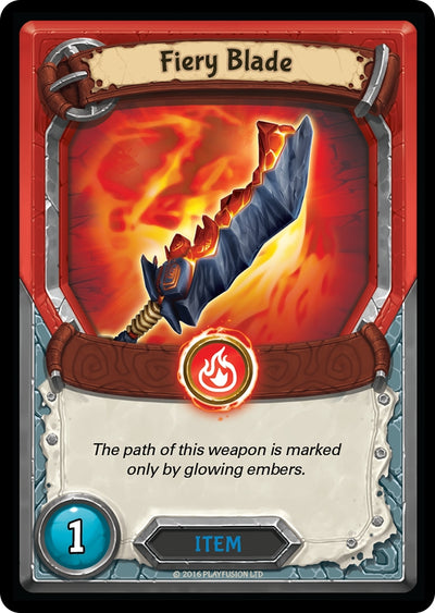 Fiery Blade (Unclaimed) [Awakening]