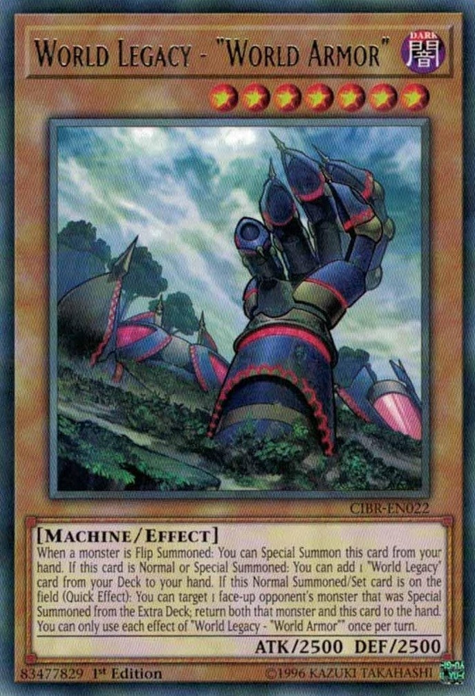 Image for World Legacy - "World Armor" (Circuit Break) (CIBR-EN022) - YuGiOh