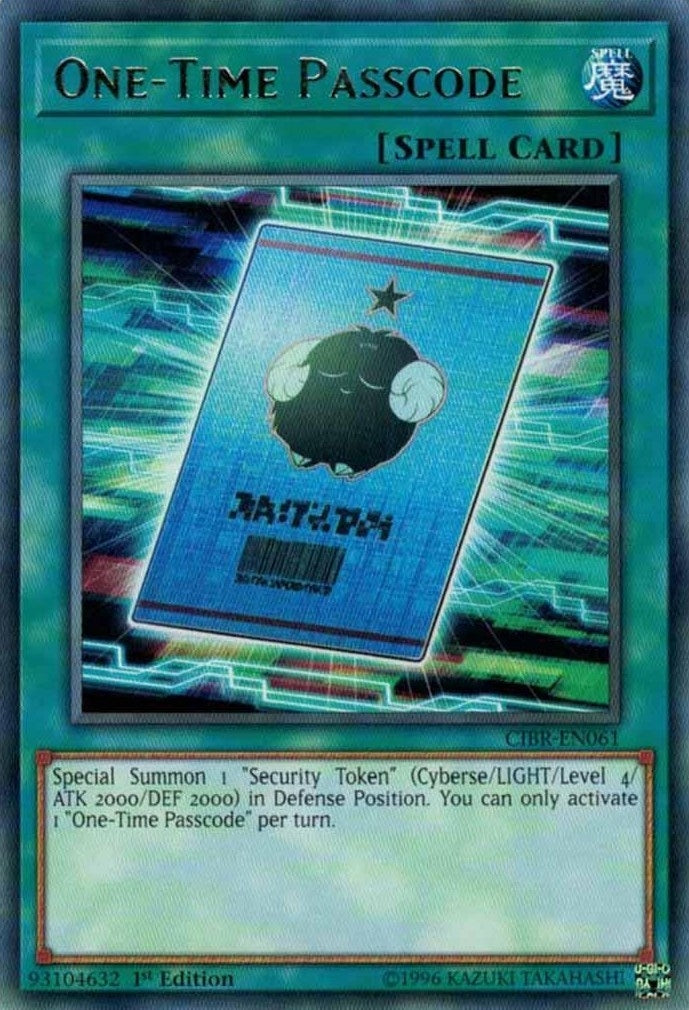 Image for One-Time Passcode (Circuit Break) (CIBR-EN061) - YuGiOh