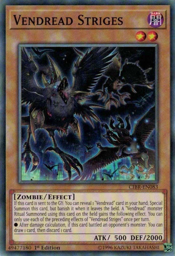 Image for Vendread Striges (Circuit Break) (CIBR-EN083) - YuGiOh