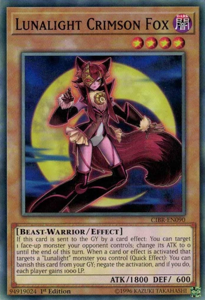Image for Lunalight Crimson Fox (Circuit Break) (CIBR-EN090) - YuGiOh