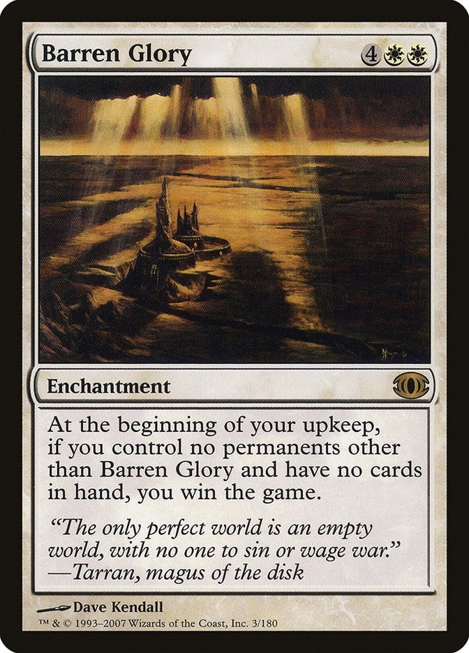 Image for Barren Glory (Future Sight) (3) - Magic: The Gathering