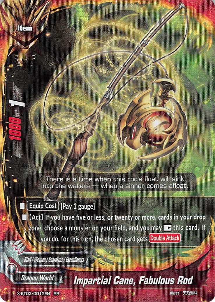 Image for Impartial Cane, Fabulous Rod (Overturn! Thunder Empire!!) (X-BT03/0012EN) - Future Card BuddyFight