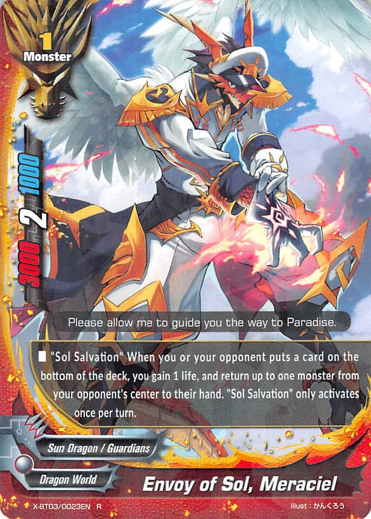 Image for Envoy of Sol, Meraciel (Overturn! Thunder Empire!!) (X-BT03/0023EN) - Future Card BuddyFight