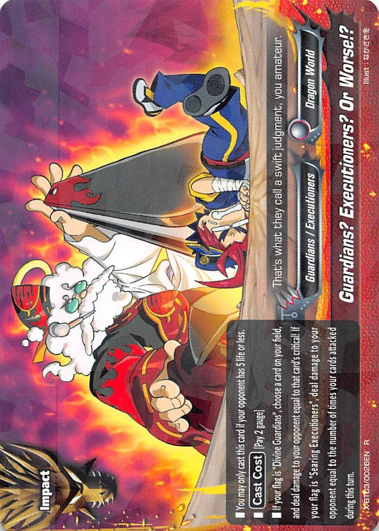 Image for Guardians? Executioners? Or Worse!? (Overturn! Thunder Empire!!) (X-BT03/0026EN) - Future Card BuddyFight