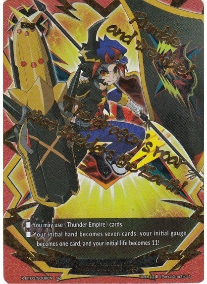 Image for Thunder Emperor's Fangs (Overturn! Thunder Empire!!) (X-BT03/S006EN) - Future Card BuddyFight