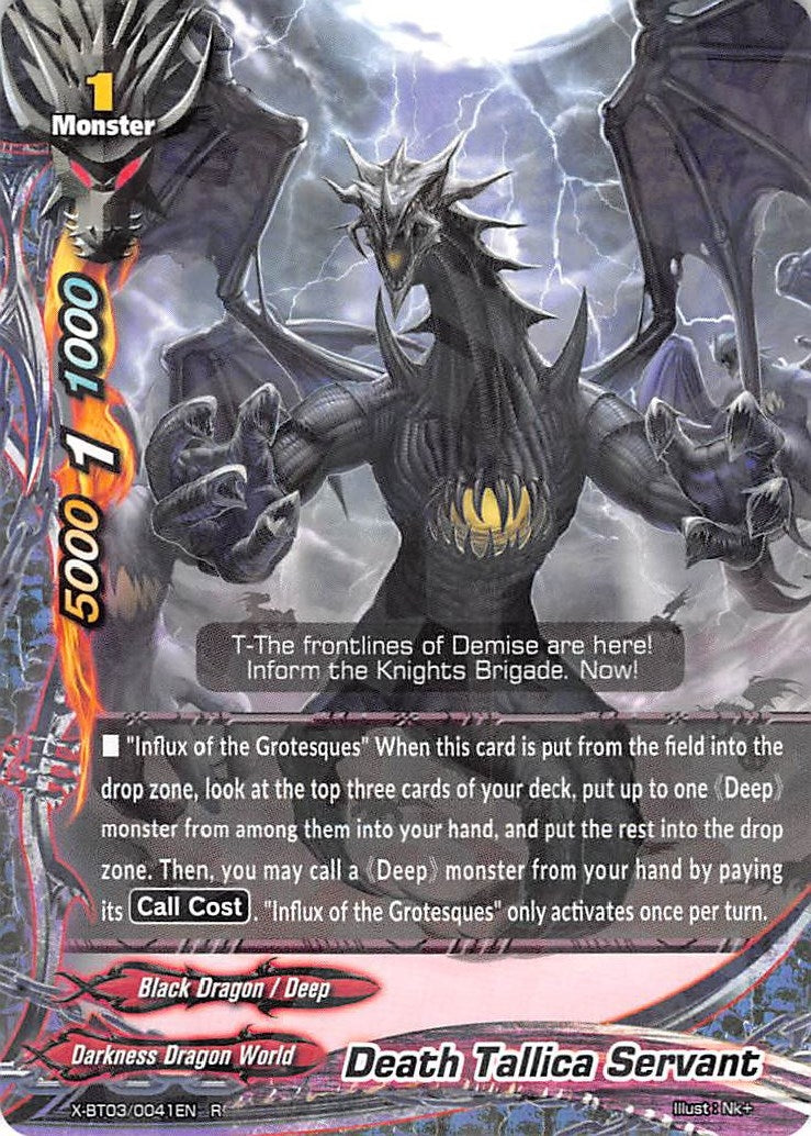 Image for Death Tallica Servant (Overturn! Thunder Empire!!) (X-BT03/0041EN) - Future Card BuddyFight