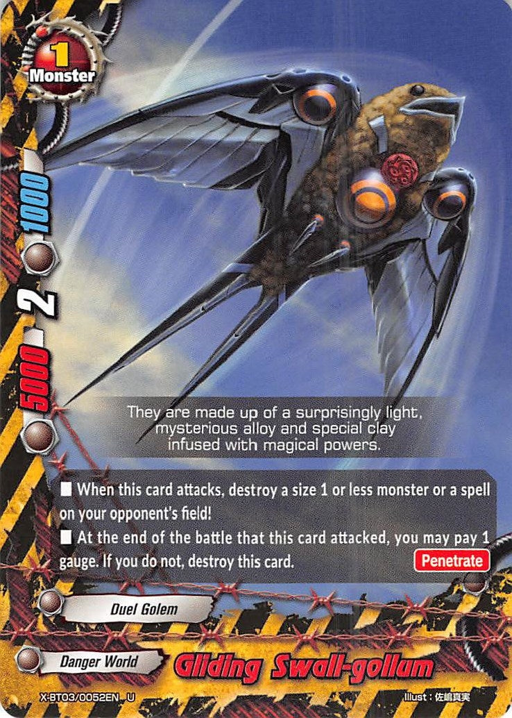 Image for Gliding Swall-gollum (Overturn! Thunder Empire!!) (X-BT03/0052EN) - Future Card BuddyFight