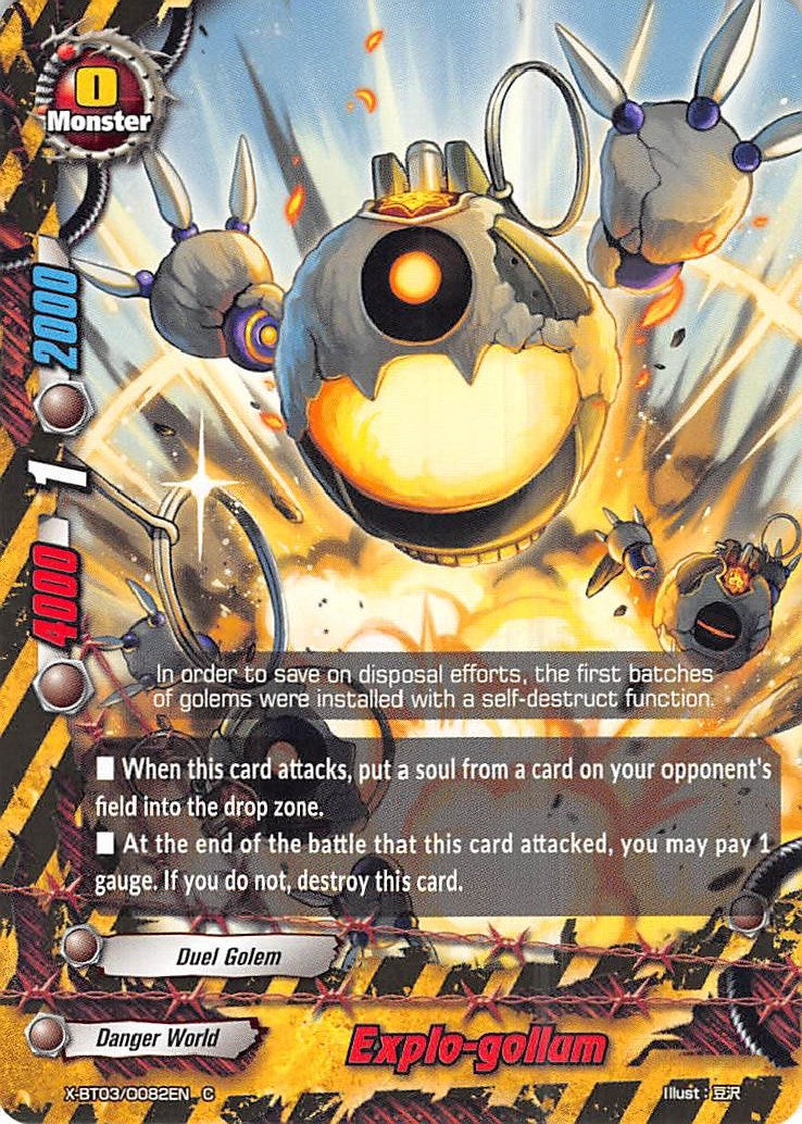 Image for Explo-gollum (Overturn! Thunder Empire!!) (X-BT03/0082EN) - Future Card BuddyFight