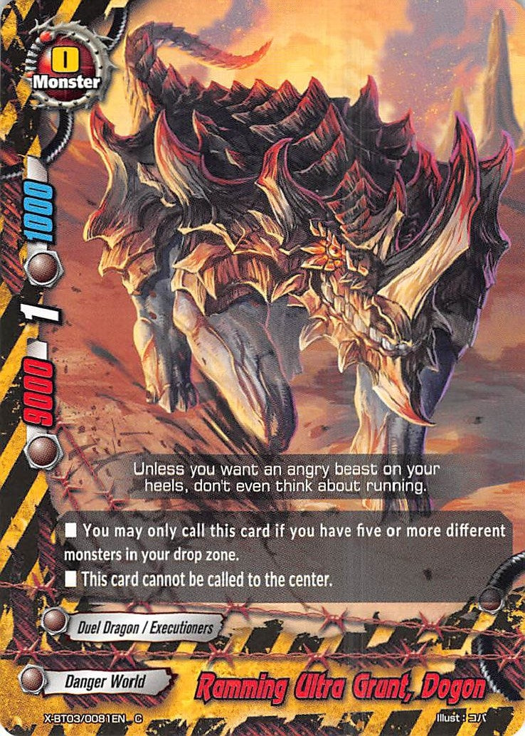 Image for Ramming Ultra Grunt, Dogon (Overturn! Thunder Empire!!) (X-BT03/0081EN) - Future Card BuddyFight