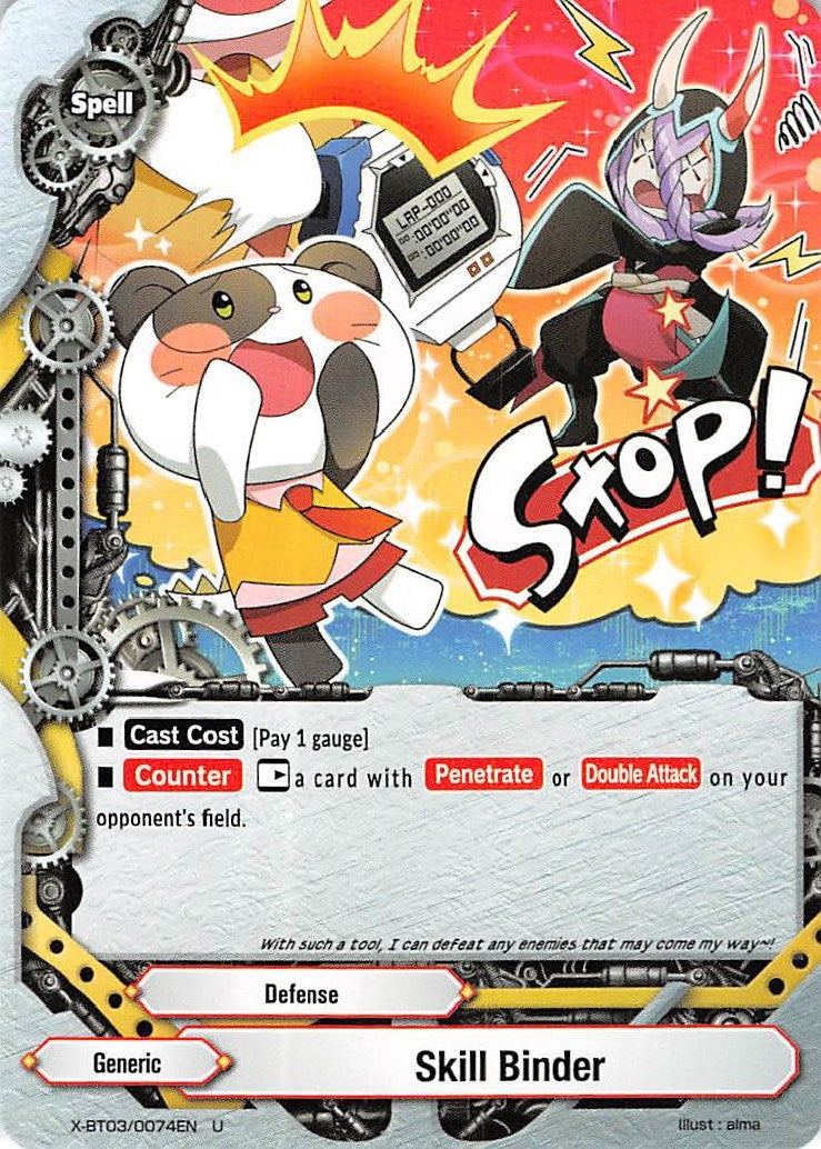 Image for Skill Binder (Overturn! Thunder Empire!!) (X-BT03/0074EN) - Future Card BuddyFight