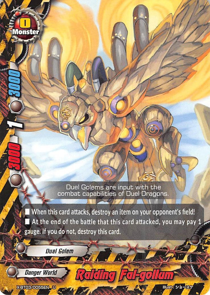 Image for Raiding Fal-gollum (Overturn! Thunder Empire!!) (X-BT03/0055EN) - Future Card BuddyFight