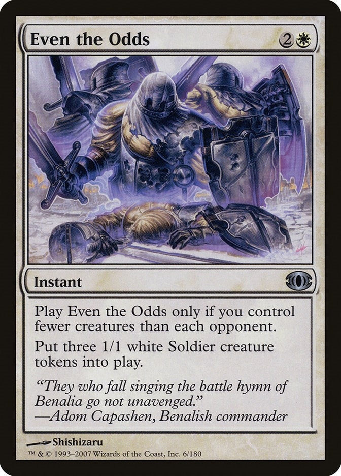 Image for Even the Odds (Future Sight) (6) - Magic: The Gathering
