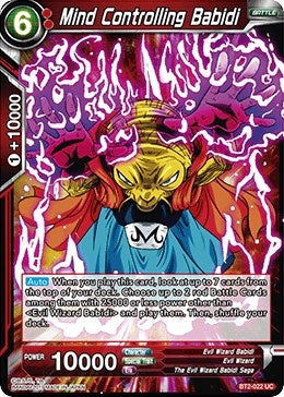 Image for Mind Controlling Babidi (Union Force) (BT2-022) - Dragon Ball Super: Masters