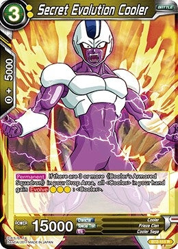 Image for Secret Evolution Cooler (Union Force) (BT2-111) - Dragon Ball Super: Masters
