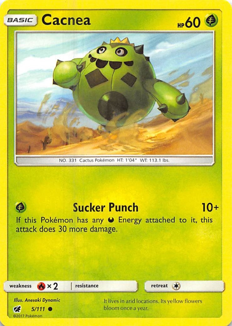 Image for Cacnea (SM - Crimson Invasion) (5/111) - Pokemon