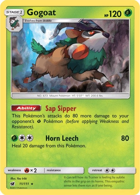 Image for Gogoat (SM - Crimson Invasion) (11/111) - Pokemon