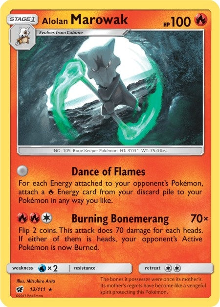 Image for Alolan Marowak (SM - Crimson Invasion) (12/111) - Pokemon