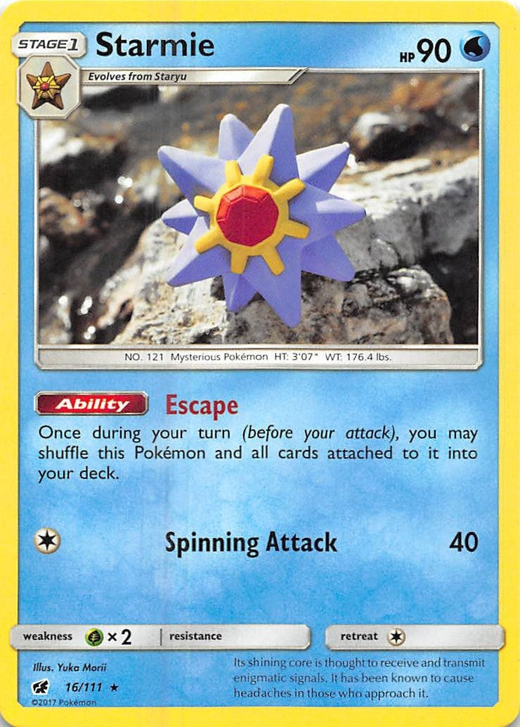 Image for Starmie (SM - Crimson Invasion) (16/111) - Pokemon