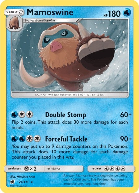 Image for Mamoswine (SM - Crimson Invasion) (21/111) - Pokemon