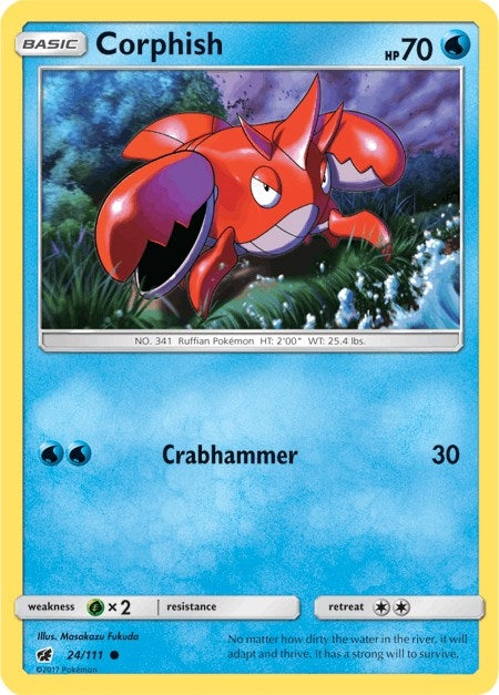 Image for Corphish (SM - Crimson Invasion) (24/111) - Pokemon