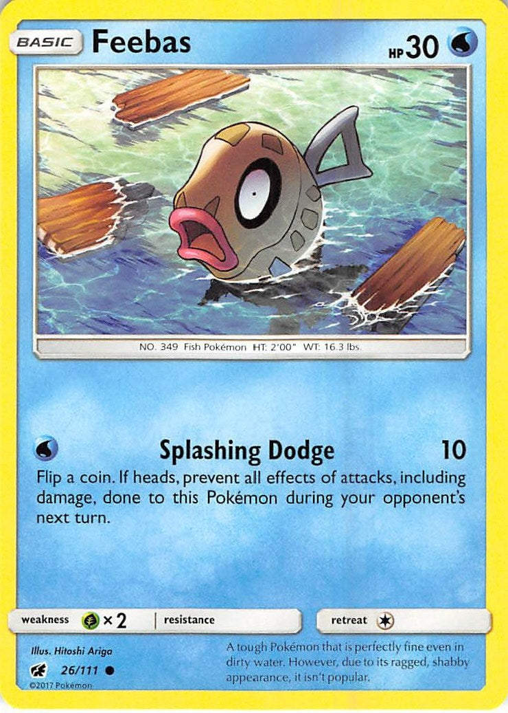 Image for Feebas (SM - Crimson Invasion) (26/111) - Pokemon