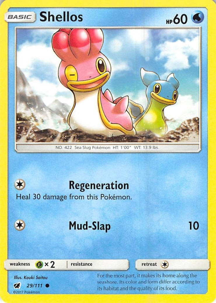 Image for Shellos (SM - Crimson Invasion) (29/111) - Pokemon