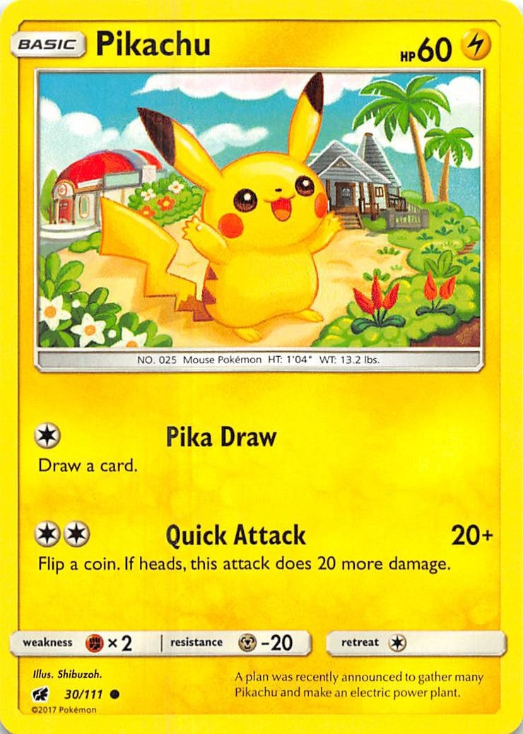 Image for Pikachu (SM - Crimson Invasion) (30/111) - Pokemon