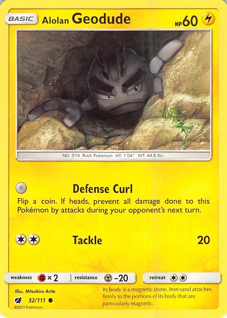Image for Alolan Geodude (SM - Crimson Invasion) (32/111) - Pokemon