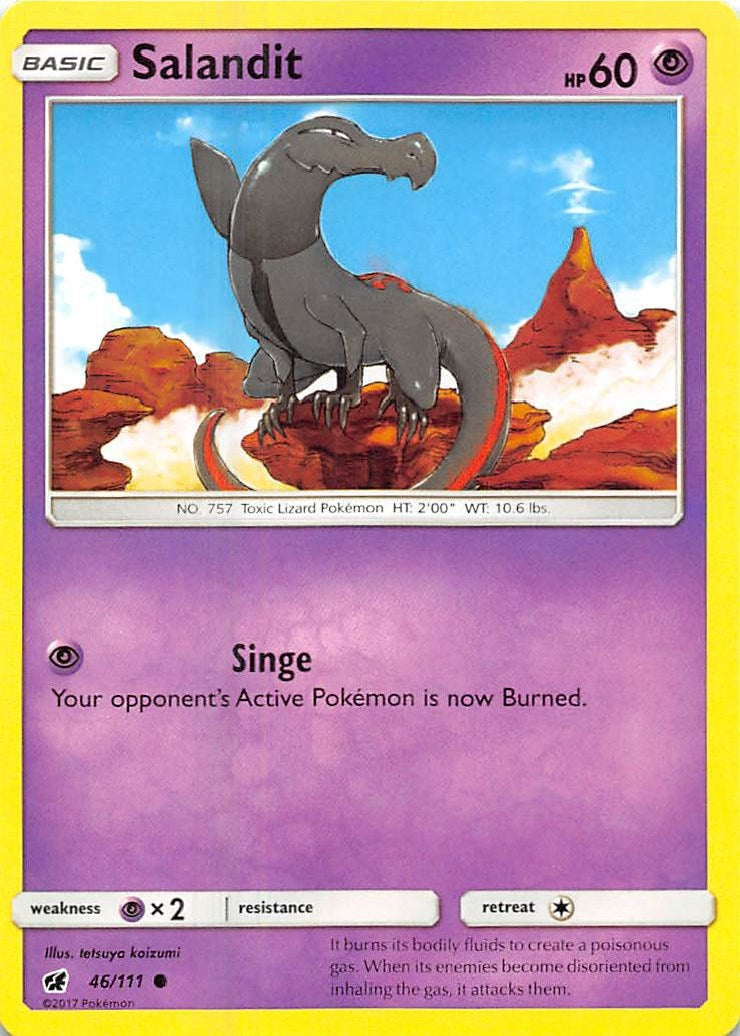 Image for Salandit (SM - Crimson Invasion) (46/111) - Pokemon