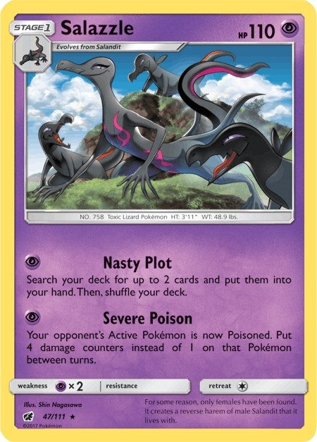 Image for Salazzle (SM - Crimson Invasion) (47/111) - Pokemon