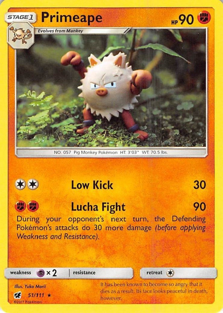 Image for Primeape (SM - Crimson Invasion) (51/111) - Pokemon