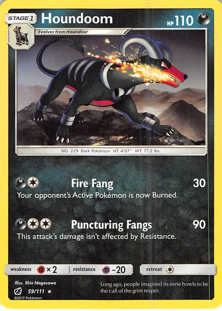 Image for Houndoom (SM - Crimson Invasion) (59/111) - Pokemon