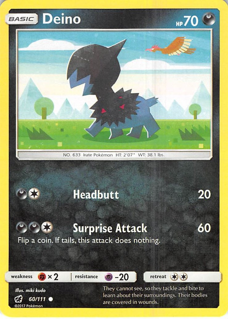 Image for Deino (SM - Crimson Invasion) (60/111) - Pokemon