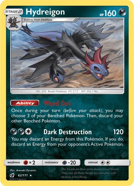 Image for Hydreigon (SM - Crimson Invasion) (62/111) - Pokemon