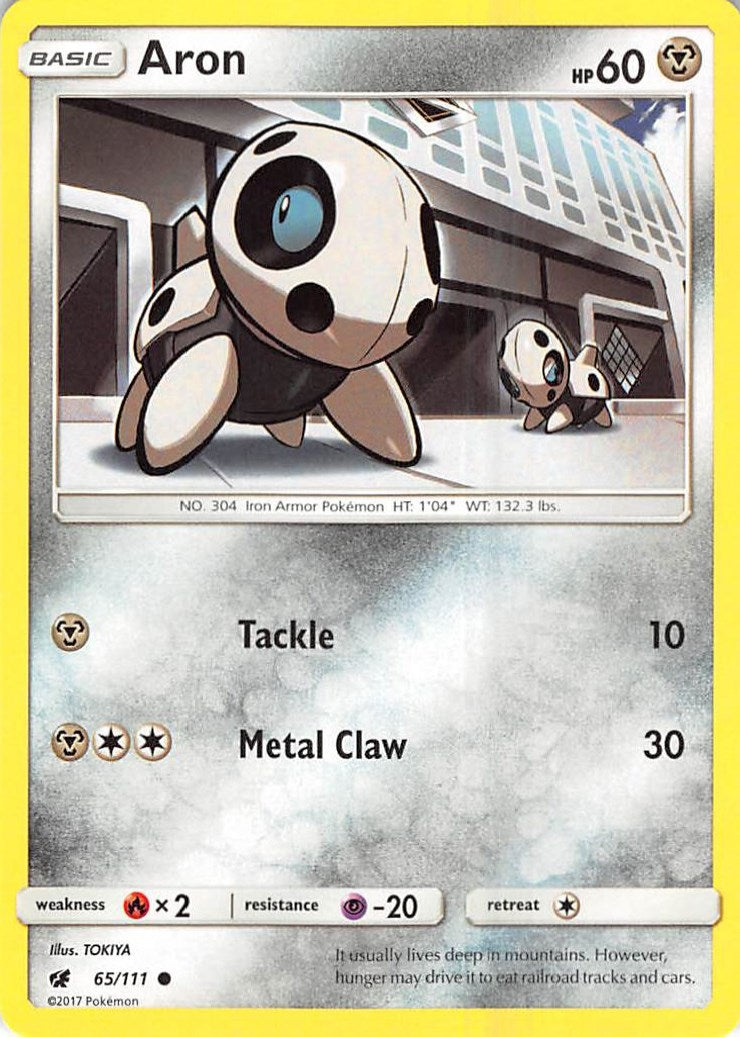 Image for Aron (SM - Crimson Invasion) (65/111) - Pokemon