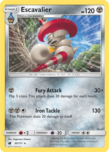 Image for Escavalier (SM - Crimson Invasion) (69/111) - Pokemon
