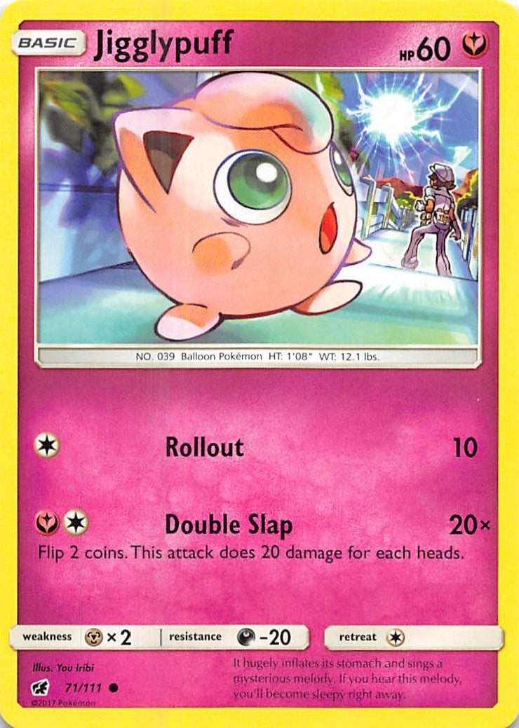 Image for Jigglypuff (SM - Crimson Invasion) (71/111) - Pokemon